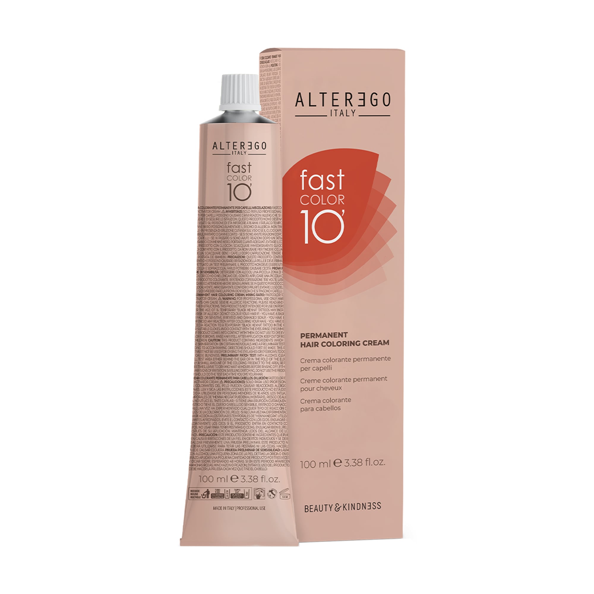 Уцінка! Перманентна крем-фарба для волосся Alter Ego Fast Color 10 Permanent Hair Coloring Cream 4/52, 100 мл